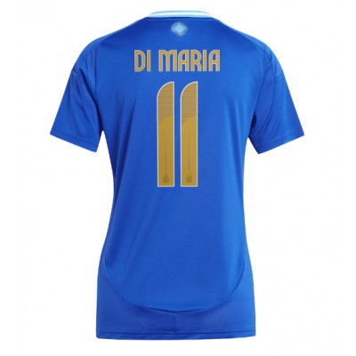 Ženski Nogometni dresi Argentina Angel Di Maria #11 Gostujoči Copa America 2024 Kratek Rokav Ženski Nogometni dresi Argentina Angel Di Maria #11 Gostujoči Copa America 2024 Kratek Rokav